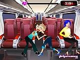 Train kissing