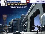 Play Teen titans: cyborg snowfight