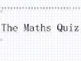 Play The maths quiz now