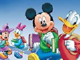 Play Mickey school online coloring now