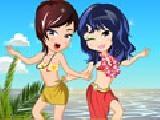 Hawaii beach dance