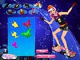 Skateboard girl dress up