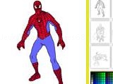 Play Spider man online coloring game now