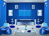 Blue living room escape