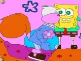 Spongebob sandy kissing