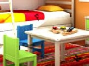 Play Kids colorful bedroom hidden alphabets