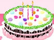Play Strawberry birthday cake design