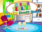 Play Interior designer: colorful study room
