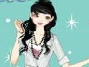Sparkling girl dressup