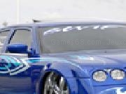 Play Blue cool car jigsaw