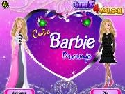 Play Cute barbie dress up