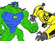 Play Super aliens coloring