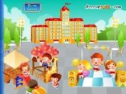 Play Spring school decoration now