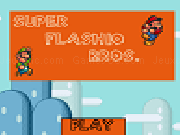 Play Super flashio  (mario bros-like) now