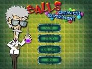 Balls chemical experiment