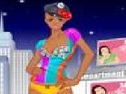 Play Style of brown skin girl