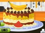Play Banana cheese cake decoration now