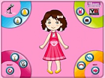 Bubbly girl dress up