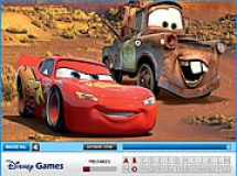 Play Disney cars hidden letters