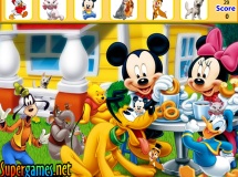 Play Mickey and friends hidden objects now
