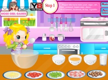 Play Cooking delicious pizza now