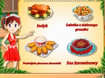 Play Sara's cooking class christmas dinner now