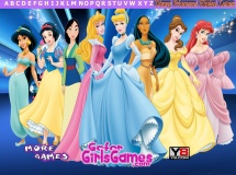 Play Disney princess and hidden alphabets