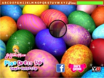 Play Easter eggs hidden letters