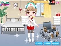 Cozy nursing girl