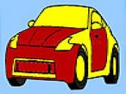 Play Car in the park coloring now