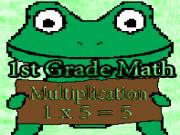 Play 1st grade math multiplication now