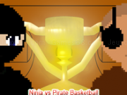 Play Ninja vs pirate basketball now