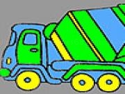 Play Fast concrete truck coloring now