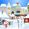 Play Christmas snow city decor