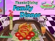 Play Thanksgiving family dinner decoration now