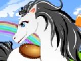 Play Cool girl and her cute horse