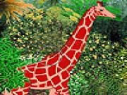 Play Giraffe in the zoo slide puzzle
