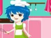 Play Cooking cake in cute kitchen