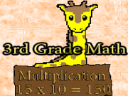 Play 3rd grade math multiplication