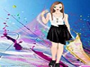 Play Cute girl and marble street dress up