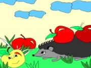 Play Kids coloring: delicious apples