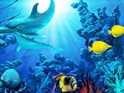 Play Funny deep sea fishes slide puzzle