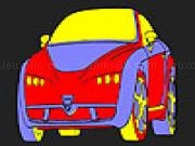 Play Funny hot car coloring