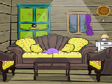 Play Wooden house diamond escape