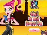 Play Monster high gigi grant dress up