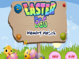 Play Easter egg memory match
