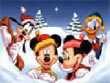 Play Disney christmas slider puzzle