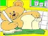 Play Bear and bread coloring now