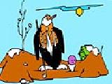 Play Golf playing penguin coloring now