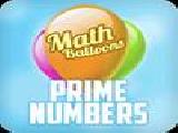 Play Math balloons prime numbers